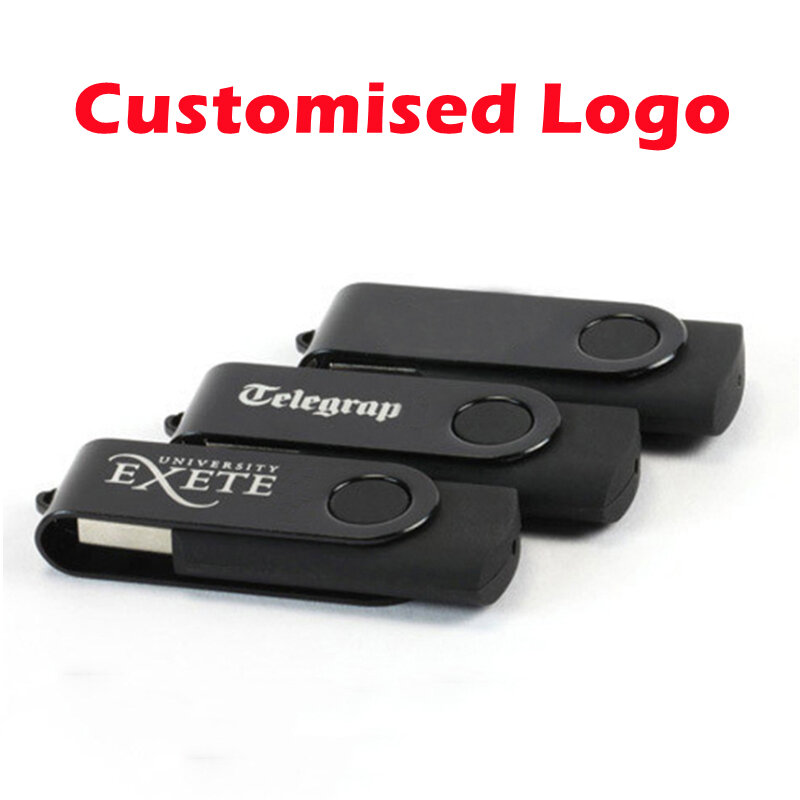USB Flash Drive com logotipo personalizado, Pendrive de alta velocidade, Metal 3.0 Stick, 8GB, 16GB, 32GB, 64GB, venda quente, 3.0