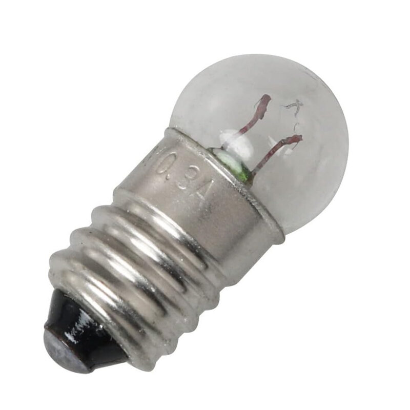 Petite ampoule pour test d'expérimentation, lampe de poche fuchsia, E10, 1.5V, 2.5V, 3.8V, 4.8V, 6V, 6.2V, 10 pièces
