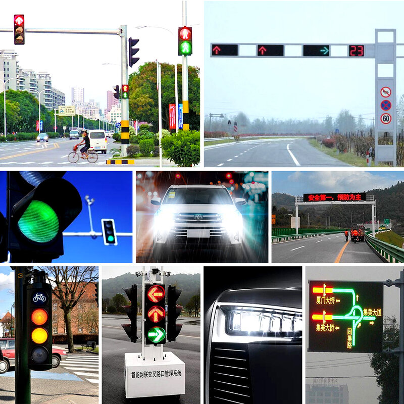 LED車のドーム型抽出器,0.5w,5050 smd,30 ml,赤,緑,青,LEDトラフィックライト,車のライト