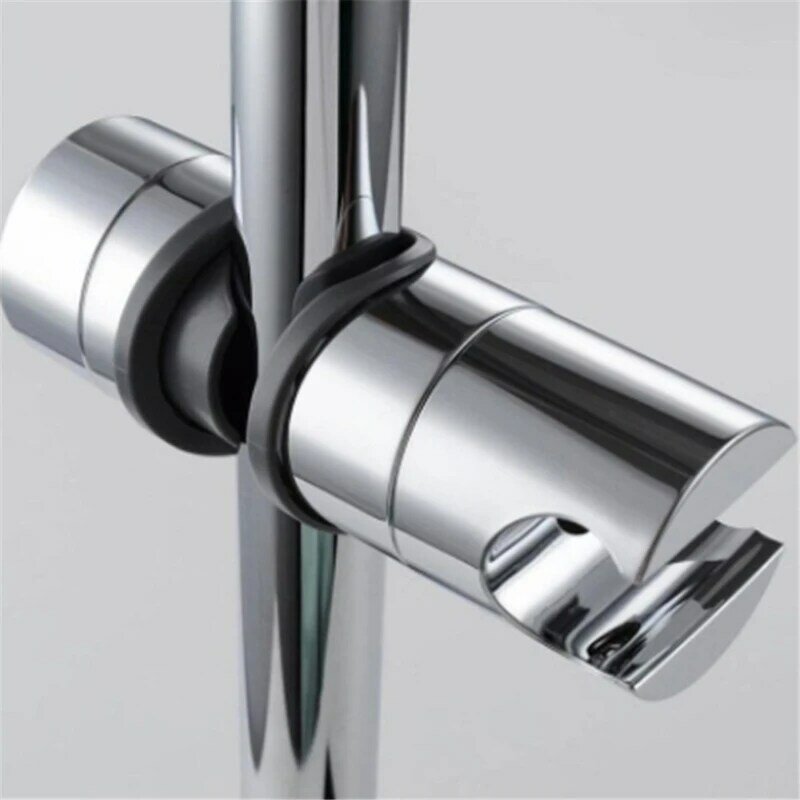 Staffa per doccia universale supporto per binario doccia 22 ~ 25mm supporto per soffione doccia cromato in ABS accessori per il bagno regolabili