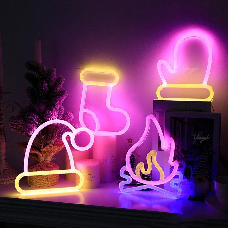Wholesale Neon Sign Light Custom Led Lamp Night Lights Love Heart Game Bar Room Decor Birthday Wedding Party Shop Kids Gift
