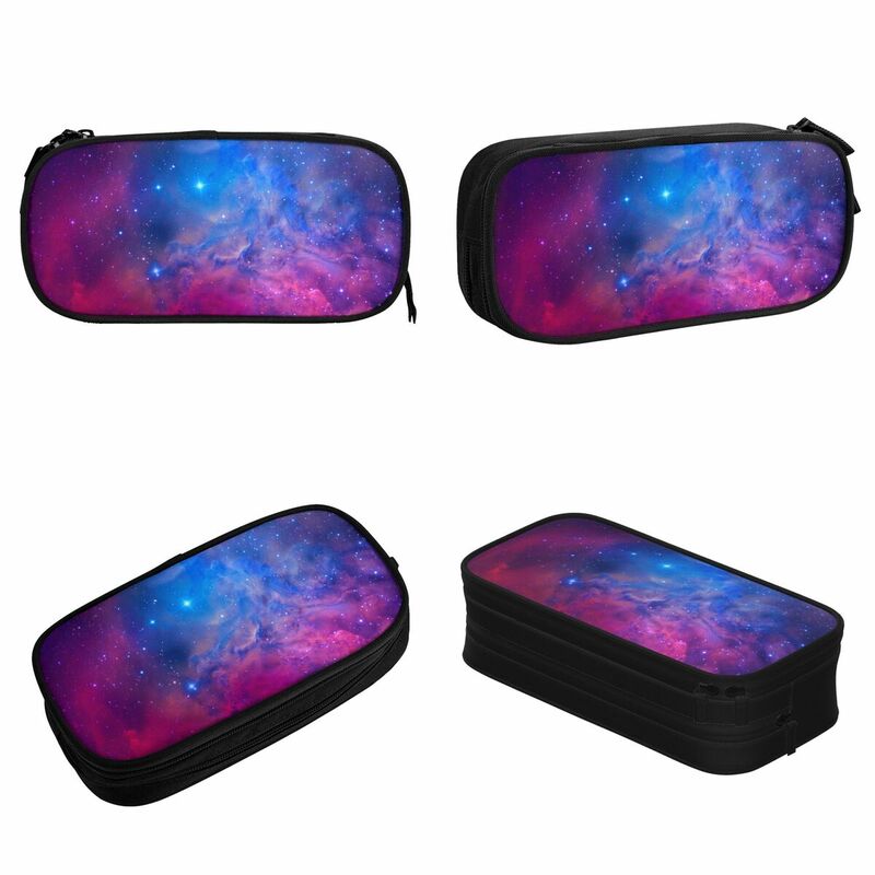 Galaxy Art Stars Pencil Case New Space Star Galaxy Pen Holder Bags Kids Big Capacity Students School Gifts Pencilcases