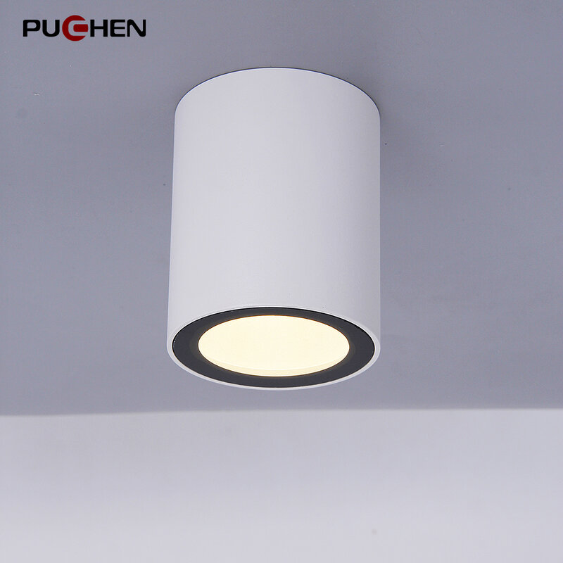 Puchen wodoodporny IP65 LED typu Downlight Home dekoracyjne oświetlenie sufitowe montowane na powierzchni na zewnątrz łazienka sypialnia badania światło punktowe