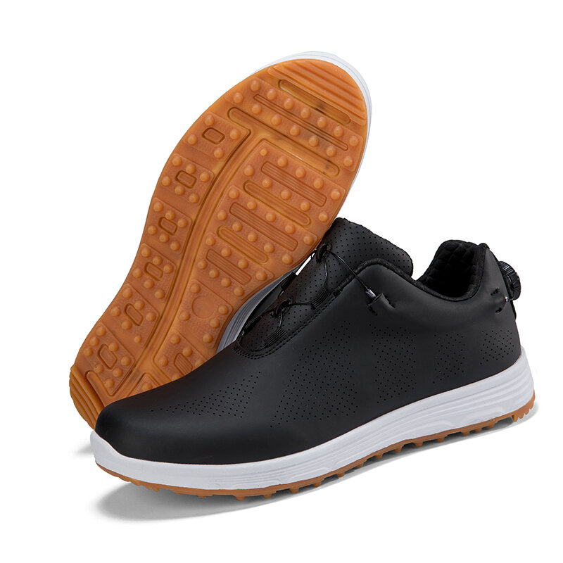 Antypoślizgowe produkty dla krów biały buty golfowe męskie oddychające i antypoślizgowe sprzęt golfowy wysokiej klasy buty golfowe męskie