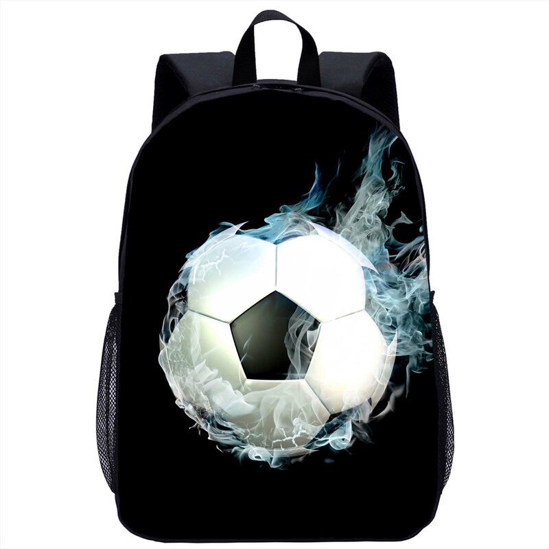 Рюкзак с креативным футбольным рисунком для девочек и мальчиков, школьная сумка, повседневный рюкзак с 3D принтом, сумка для ноутбука для подростков, рюкзак для хранения