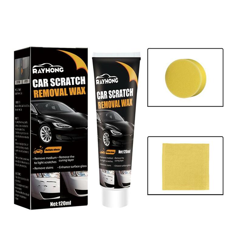 Car Scratch Repair Paste 120ml Compound wax Car Scratches Repair Auto Paint Cream Polishing Remover Scratch Repair Care Pas R0Q5