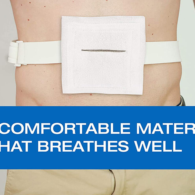 Fita respirável do protetor do cateter da diálise peritoneal, faixa abdominal pele-amigável, ajustável para o cuidado do paciente