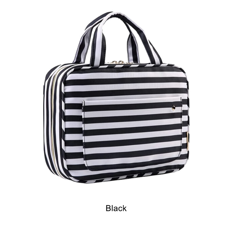 Travel Companion Bag com economizar espaço, Black Wash Bag, armazenamento seguro, alta adaptação