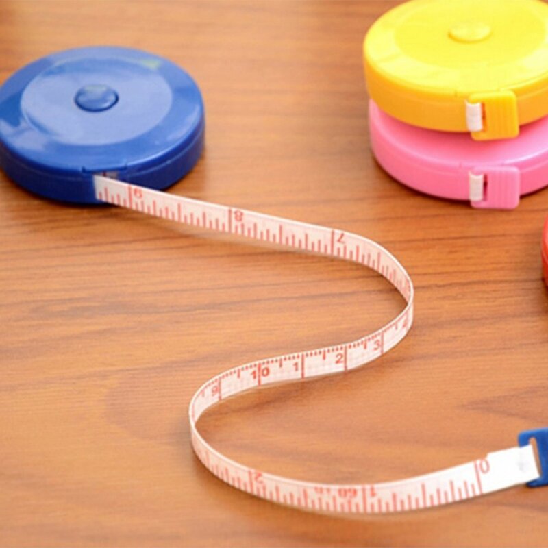 Langlebige 1,5 Meter tragbare kreative Bonbon farbe Mini versenkbare kleine Maßband hochwertige Maßband