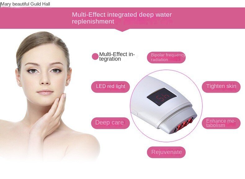 Cinco niveles de rejuvenecimiento de belleza, reafirmante, eliminación de líneas finas e hidratación facial
