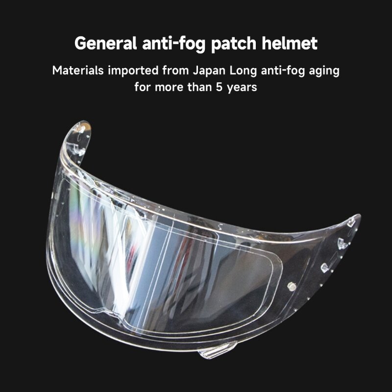 Pellicola per visiera del casco, pellicola antiappannamento, lente, pellicola antiappannamento, accessori per casco da