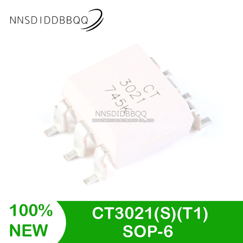10 pces ct3021 (s) (t1) sop-6 opticalcoupler atacado opticalcoupler componentes eletrônicos