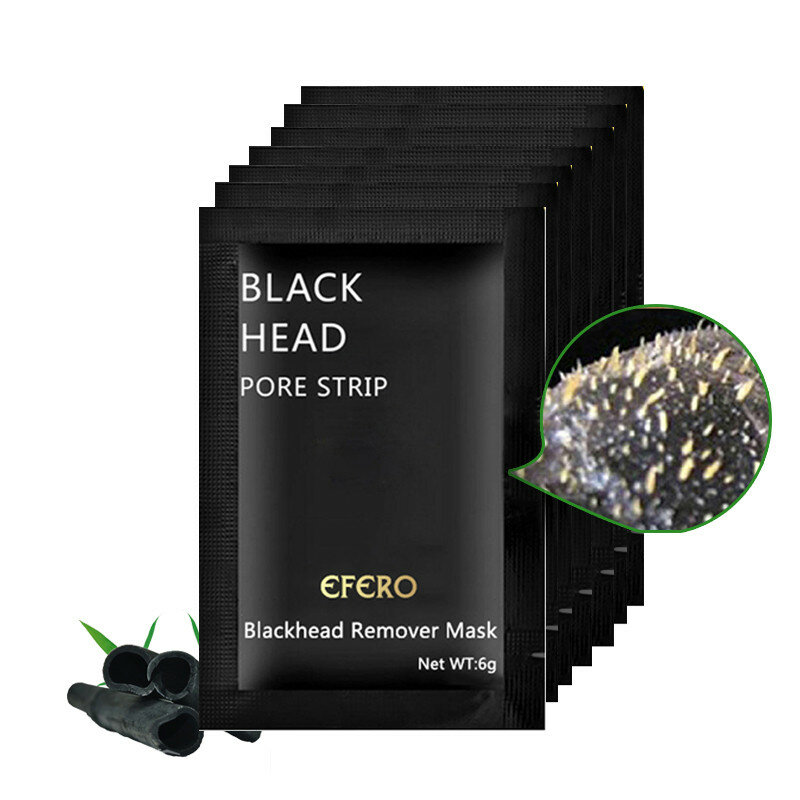 1pc Black Face Mask Blackhead  Remover Acne Peel Makeup Beauty Masks From Black Dots Cleaning Acne Removal  Foundation