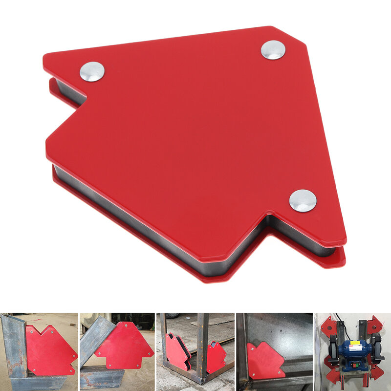 25 LBS Welding Magnetic Holder Strong Magnet 3 Angle Arrow Locator Power Soldering Locator Tool