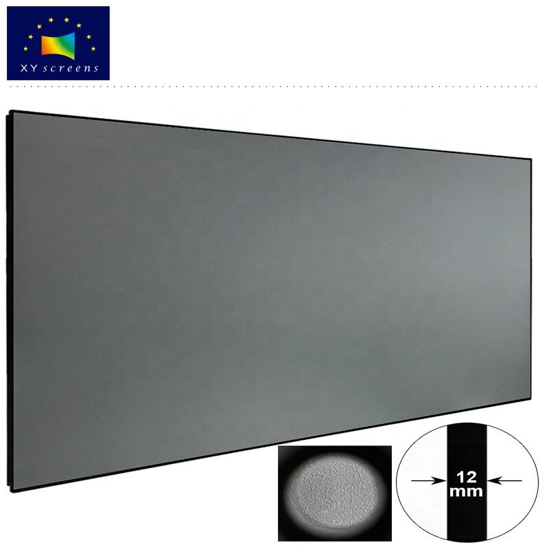 ALR-Tela de cristal preto para projeção longa, Home Theater, 4K, 110in