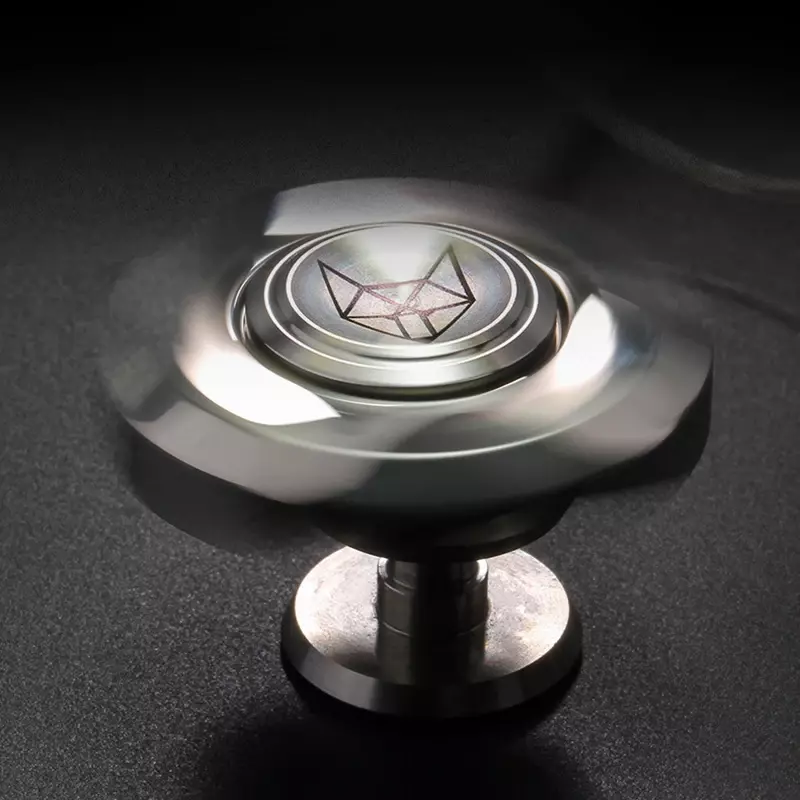 New Fox Stainless Steel Metal Fidget Spinner Adult EDC Antistress Hand Spinner Office Toy autismo giocattoli Antistress