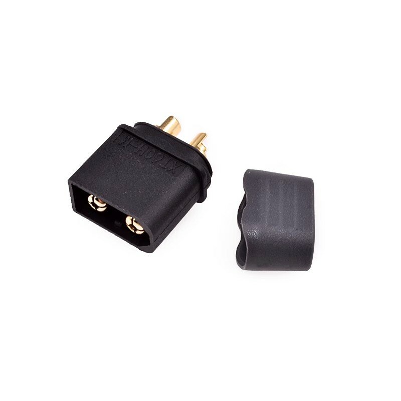 Amass black plug connector with sheath box, XT60+XT60H,