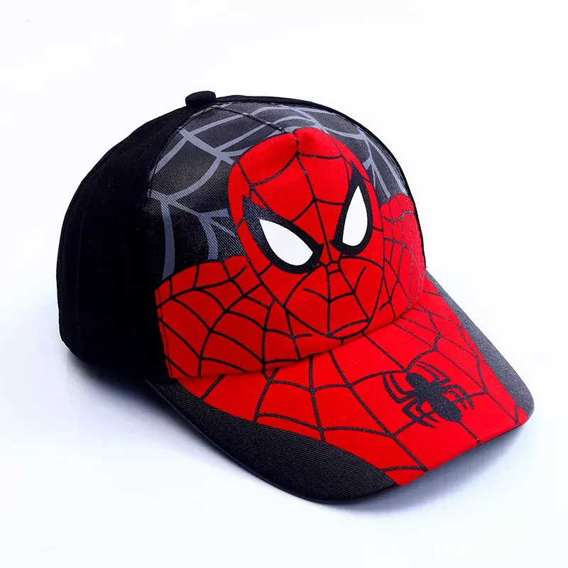 Anime Spiderman berretto da Baseball per ragazzi ragazze autunno cappelli per bambini bambini Cartoon Fashion Sun Caps bambini Hop Hop Hat 2-8y