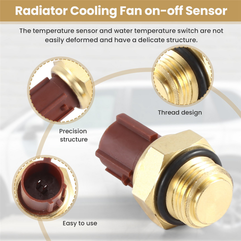 Sensor do interruptor do ventilador de refrigeração do radiador, 1992-2005 1.3L 1.5L 1.6L 1.7L