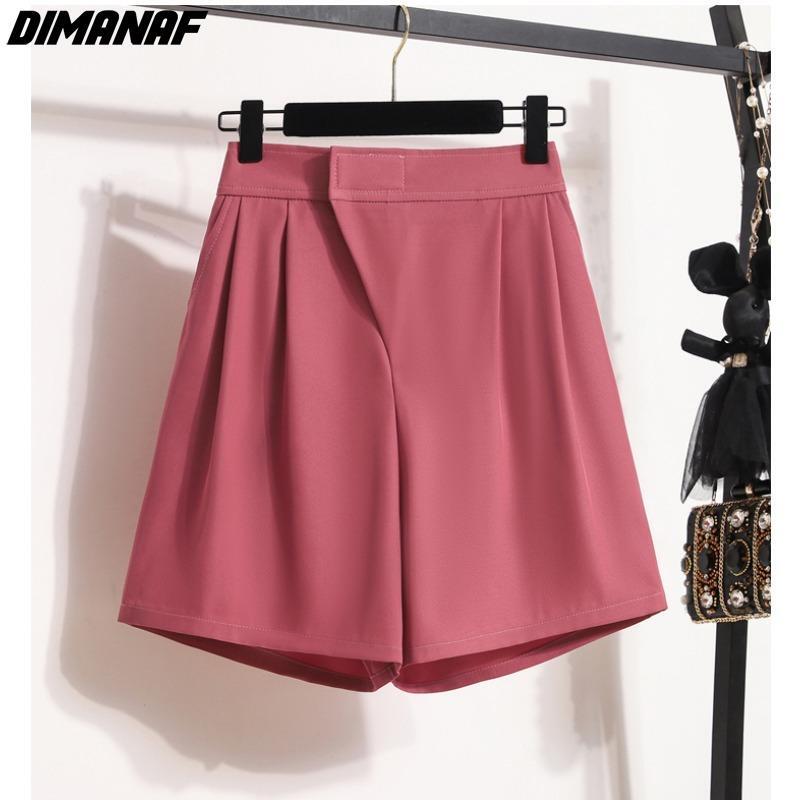 Dimanaf-ハイウエストの女性用パンツ,ゆったりとしたカジュアルなルーズフィットの女性用パンツ,カプリパンツ,ラージサイズ,サマー,新品,2022