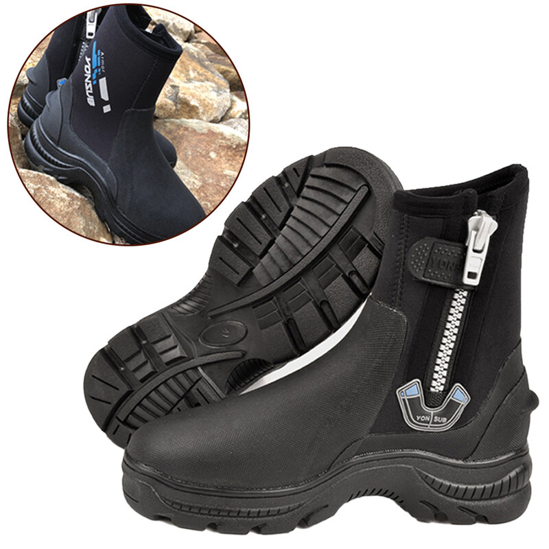Buty wędkarskie buty do nurkowania z neoprenu dla mężczyzn kobiet 5m buty do wody botki z antypoślizgowym gumowe podeszwy obuwiem outdoorowym