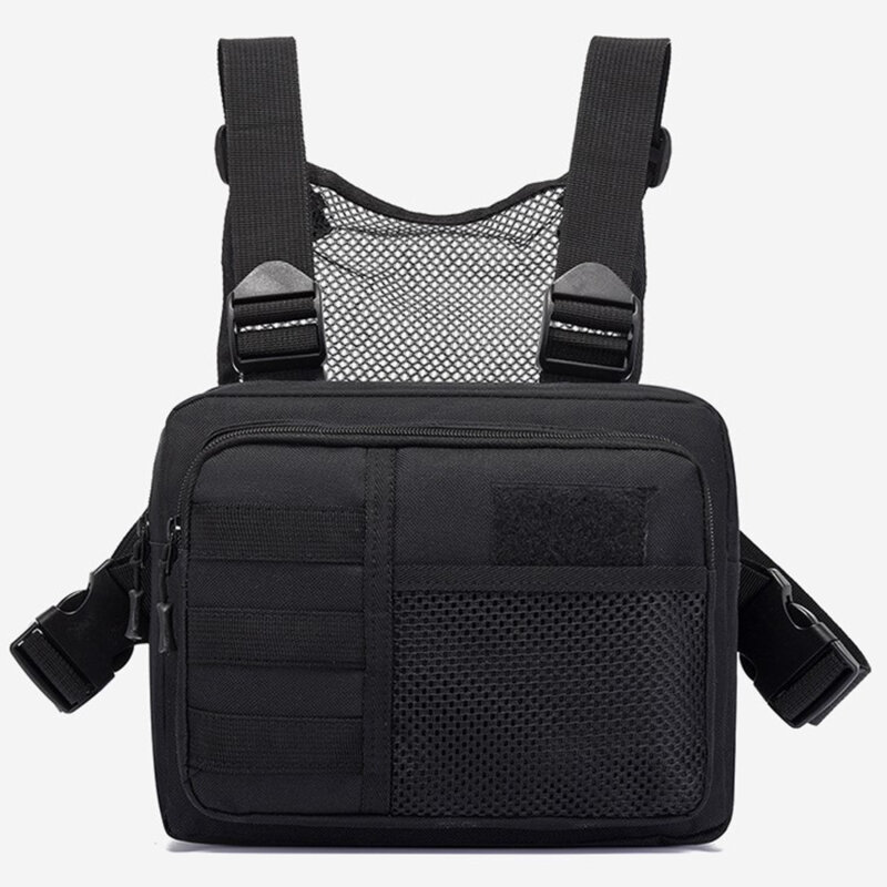 Borsa da uomo Tactical Vest Crossbody Chest Bags Packs For Fashion Punck Chest Rig Vest Chest Bag uomo Outdoor 2024 Punk Backpack