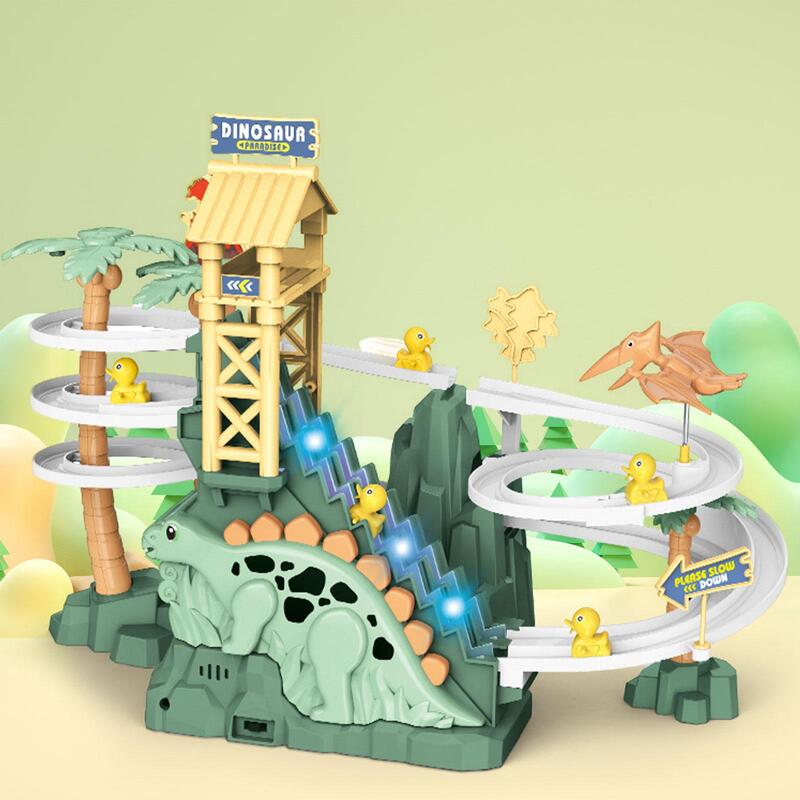 Dinosaur Stair Climbing Toy para crianças, jogo educativo para meninas e meninos, feriado