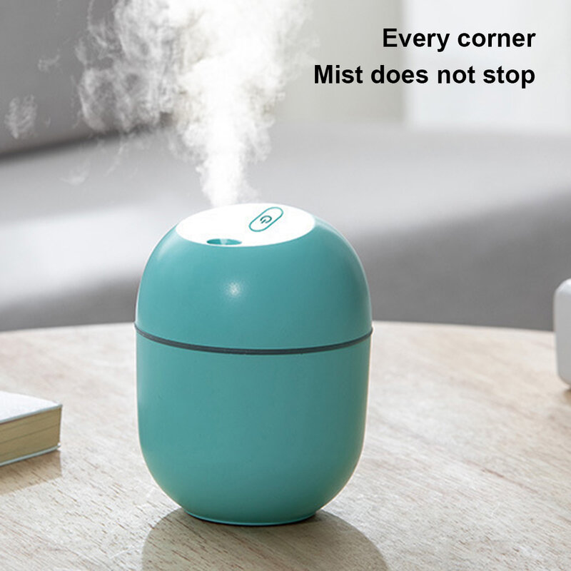 Portable USB Ultrasonic Air Humidifier Essential Oil Diffuser Car Purifier Aroma Anion Mist Maker with LED Lamp Romantic Light