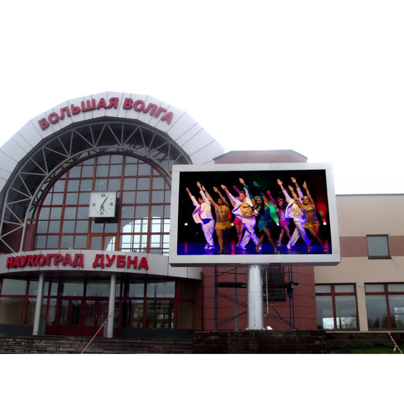 100pcs/lot High Brightness Outdoor Full Color RGB Advertising DIP  P10 LED Display Module / Panel 160 x160mm 1/4 Scan LED Sign