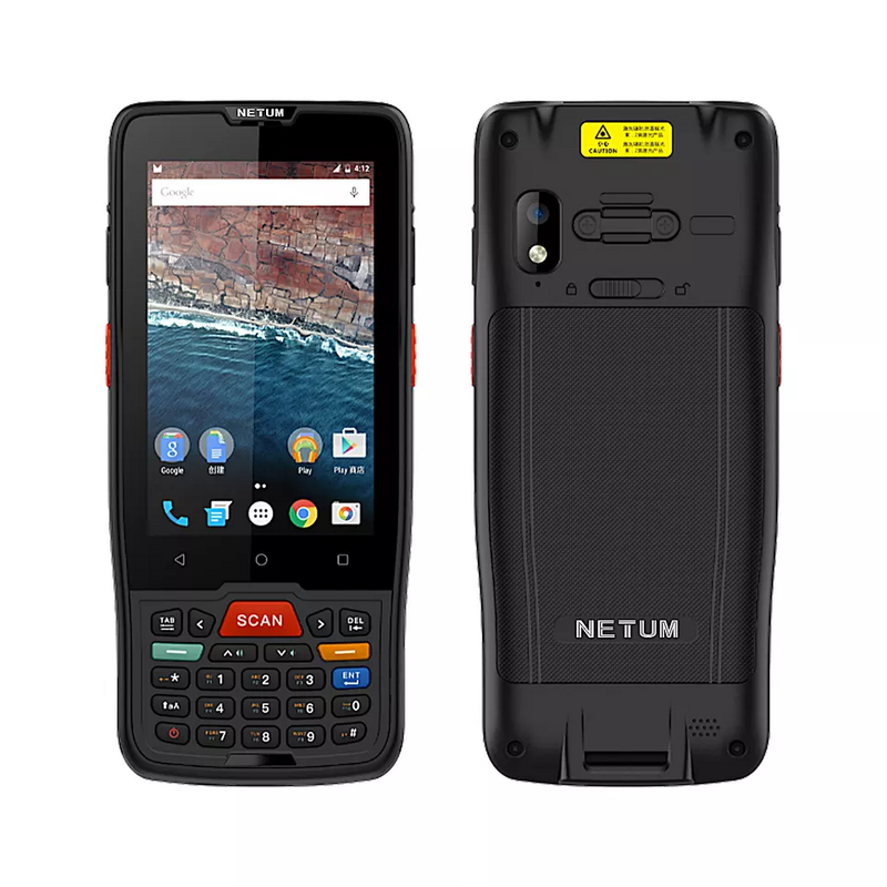 창고 재고용 휴대용 PDA 터미널, 안드로이드 12 GPS, 32GB 플래시, 2D 바코드 스캐너