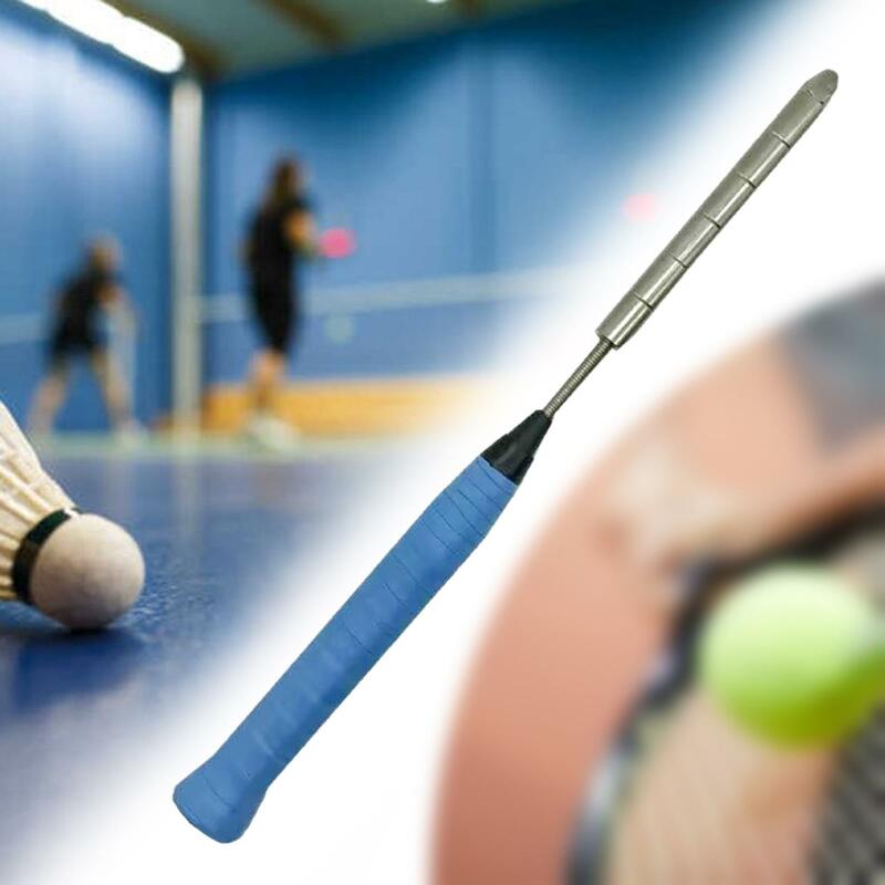 Badminton Training Racket Training Aid Strength Training Rod Badminton Racket Swing Trainer for Power Point Impact Speed