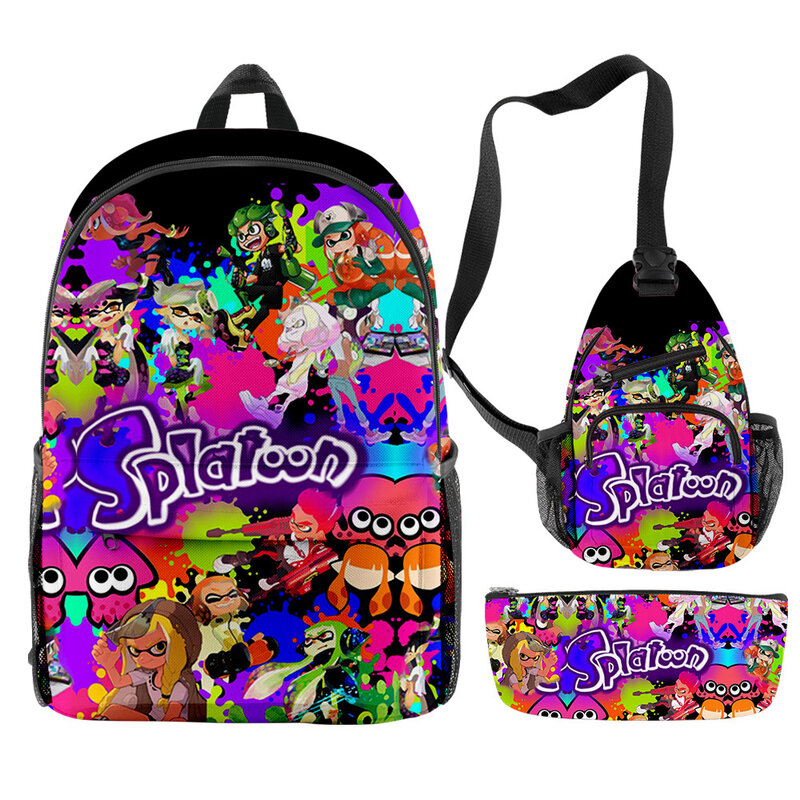 Sploton 3 gra 3 sztuk/zestaw plecak 2022 nowa gra tornister dla dorosłych torby dla dzieci Unisex Daypack