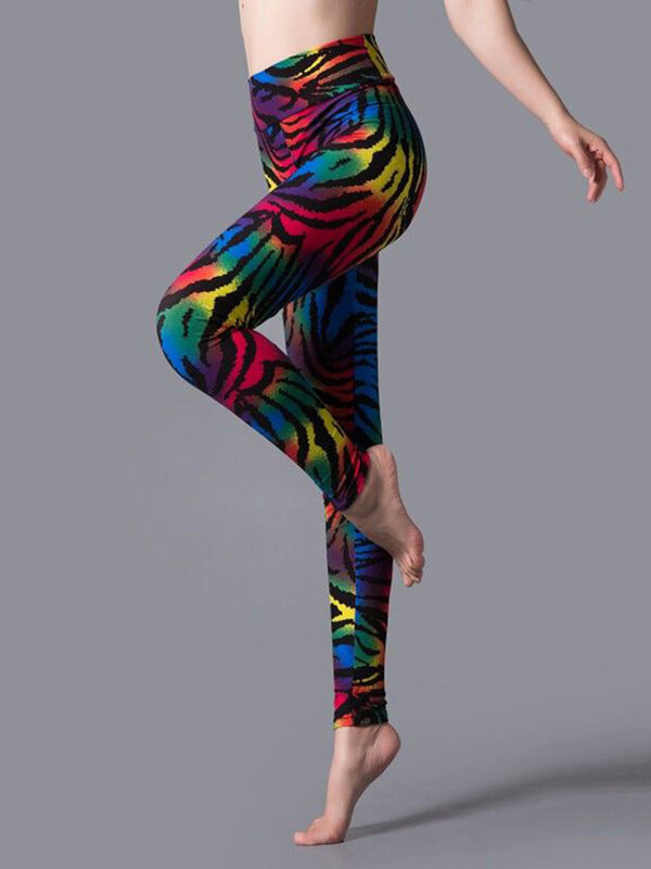YSDNCHI лосины с леопардовым принтом рабочие женские штаны с высокой талией Новые спортивные брюки с эффектом пуш-ап для фитнеса