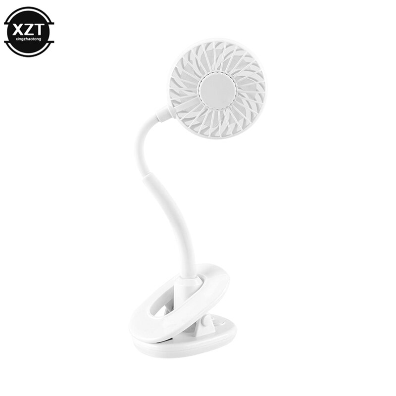 Portátil USB Clip Fan, Mini Aromaterapia Fan, cabeceira Desk, ângulo ajustável, Dormitório
