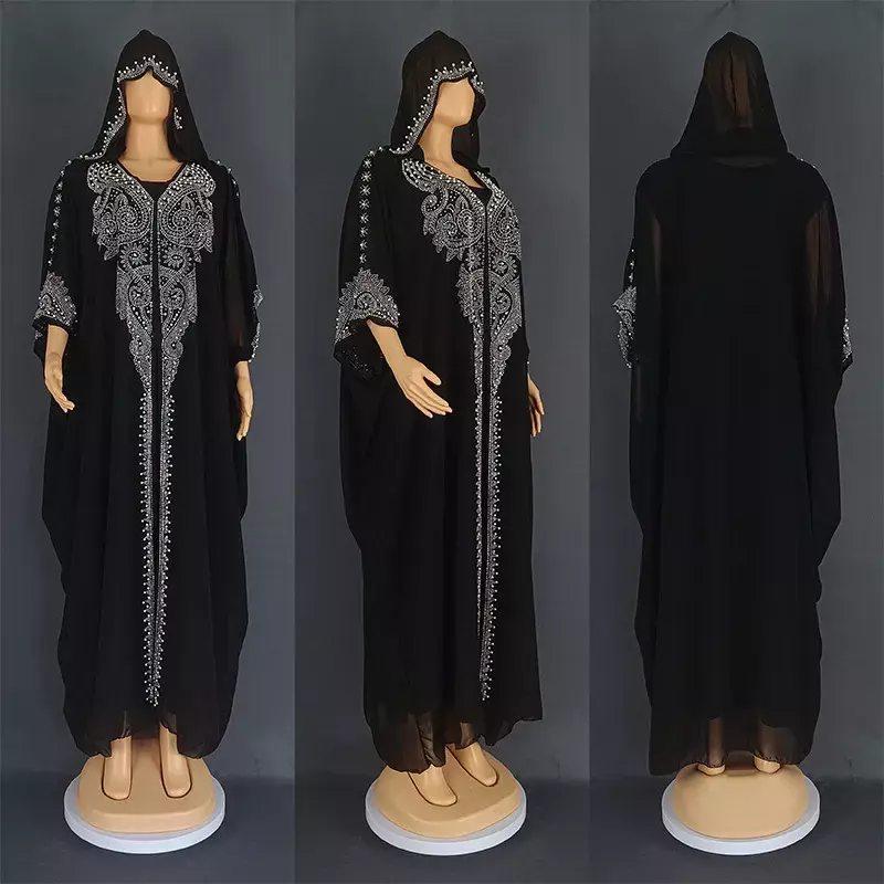 Abiti africani per le donne Africa abbigliamento Maxi abiti abito lungo musulmano lunghezza di alta qualità moda abito africano per signora