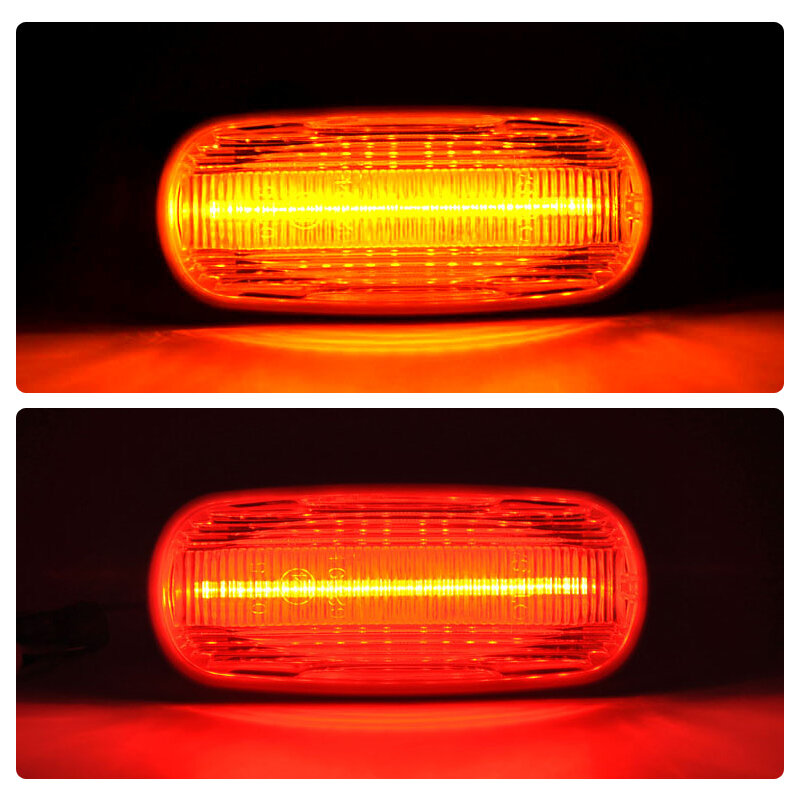 Wissen Front Amber Achter Rode Led Side Marker Lamp Assembly Voor Dodge Ram 2500HD 3500HD Dubbele Wiel 03-09 klaring Parking Lights