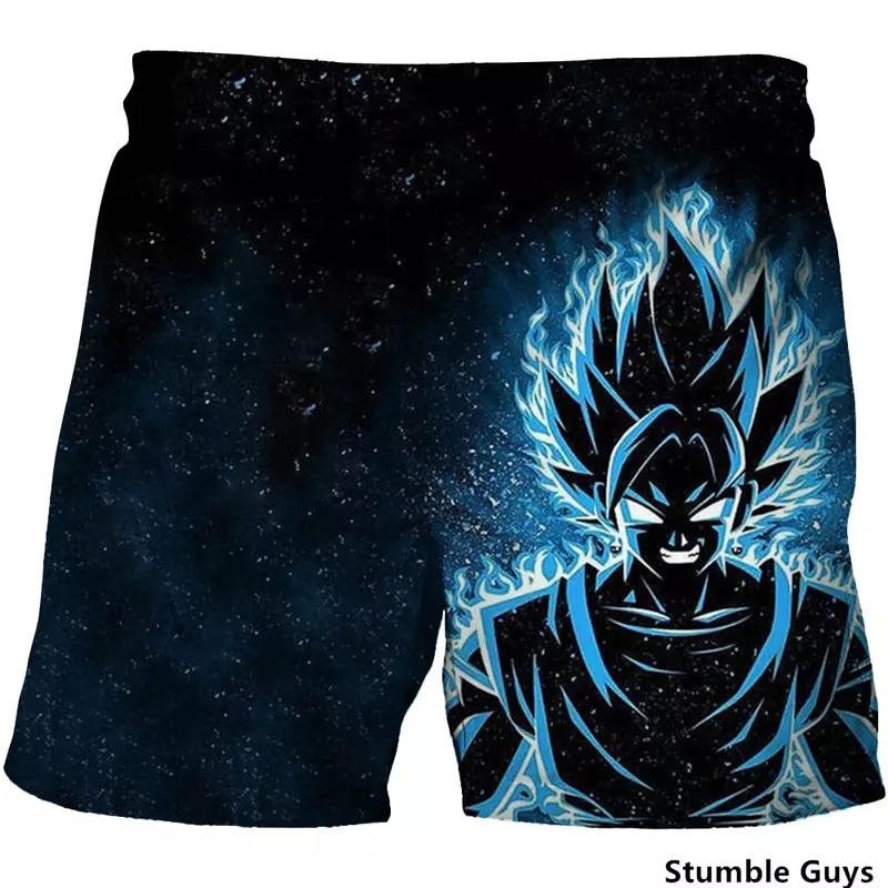 Штаны для мальчиков Dragon Ball Goku, летние быстросохнущие шорты для плавания