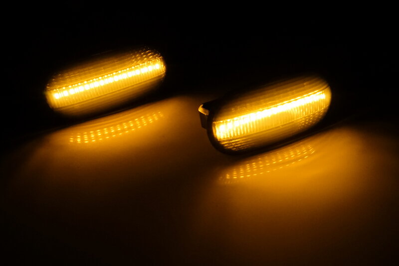 Dynamic LED Side Indicator Repeater Light For Mitsubishi Lancer 92-01 Colt 92-04