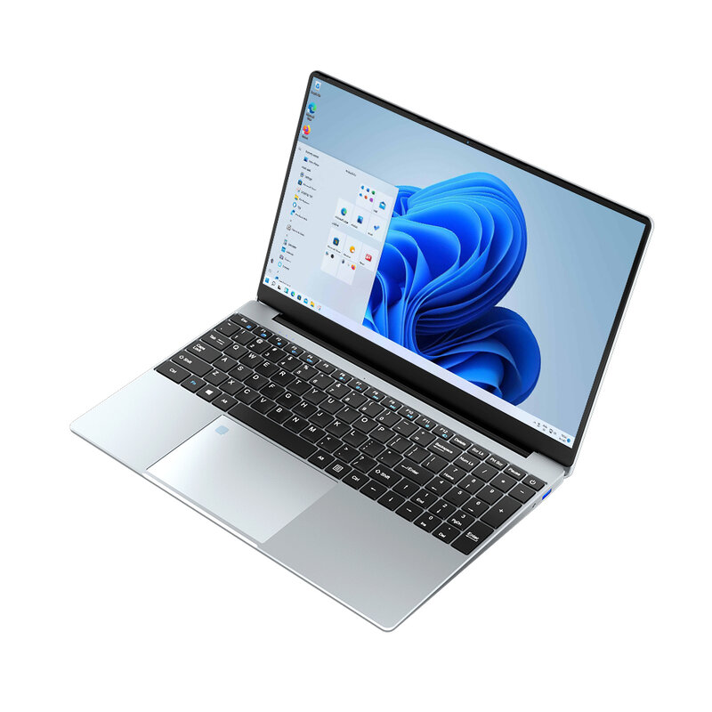 Laptop 15,6-Zoll 16GB RAM 15,6 GB SSD Intel Celeron N5095 Dualband Wifi Business Office Computer Fenster 11 Notebook Büro Studie