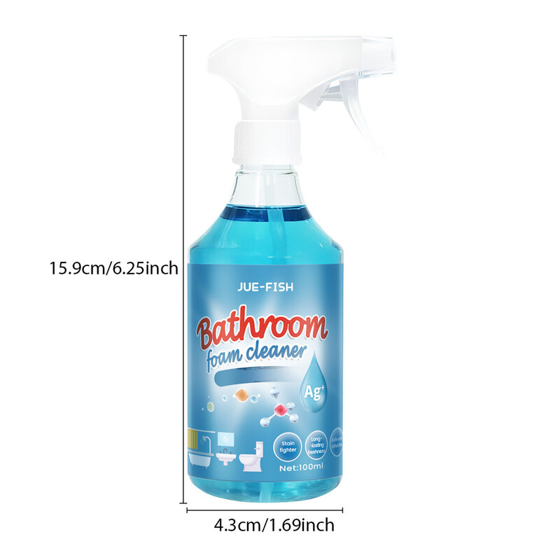 Espuma Limpador Spray para Banheiro Chuveiro, Tile Cleaner, Pias De Cozinha, Casa Banheiros