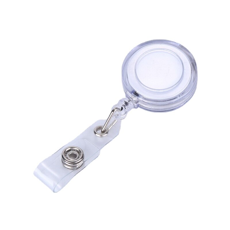 Badge Reel for Working Permit Employee's Pass Work Card Clips Office Accessories Badges Holder Retractable Reels