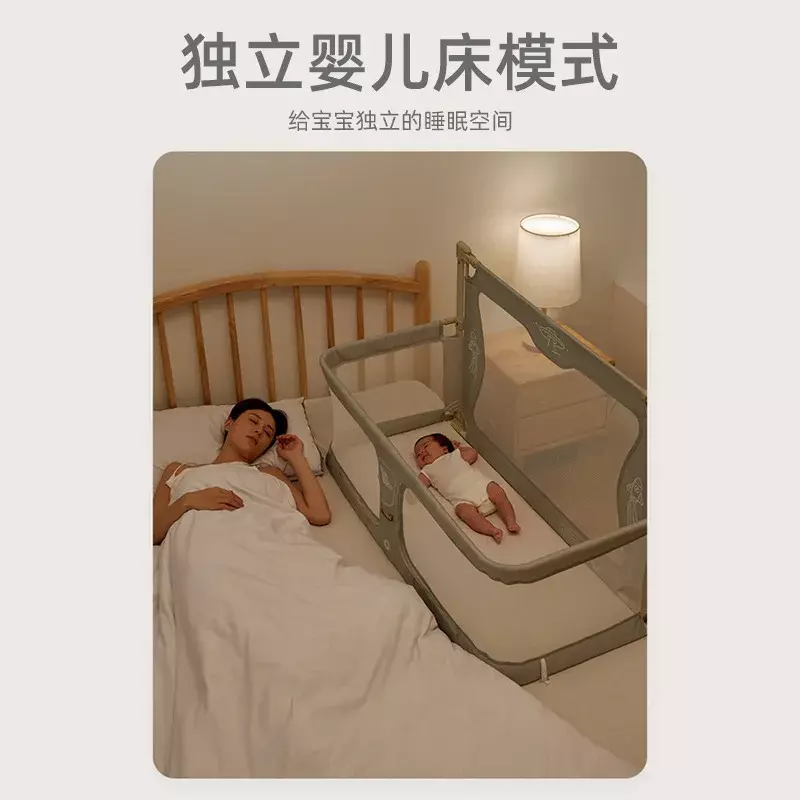 간단하고 가벼운 침대 난간, 침대 옆 침대 장벽, 안전 레일 울타리, 간이 침대 아기 침대