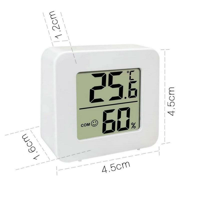 ミニ湿度計センサー、ゲージLCDデジタル温度計、屋内部屋の湿度計、電子温度、家庭用気象ステーション