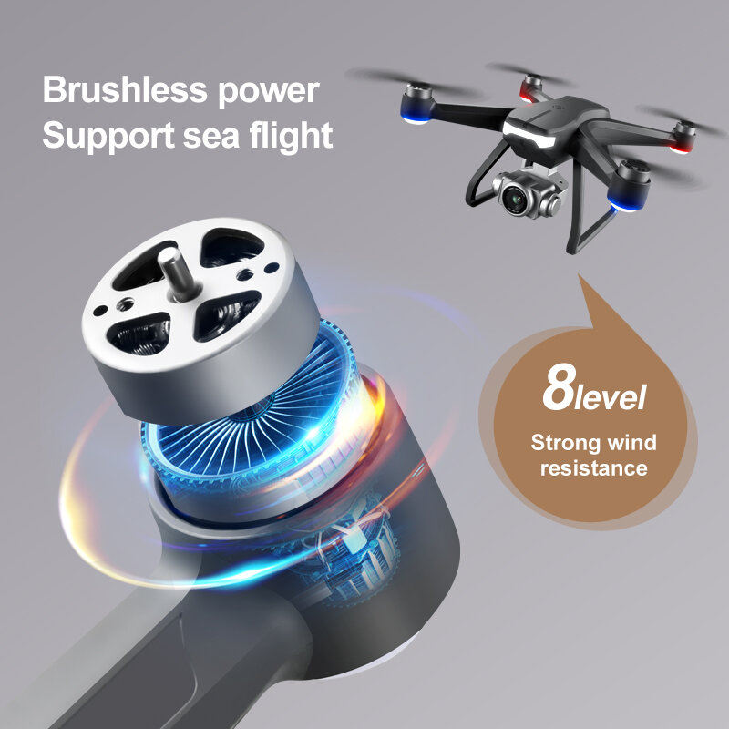 New F11 PRO Drone 10K Dual HD Camera 6KM Professional RC Aircraft 5G WIFI Aerial Photography Brushless Quadcopter Toy