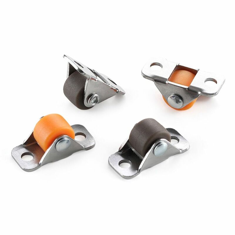 Pastable Rotation Pulley Self Adhesive Universal Wheel Furniture Casters Base Roller Straight Wheel Tray Caster