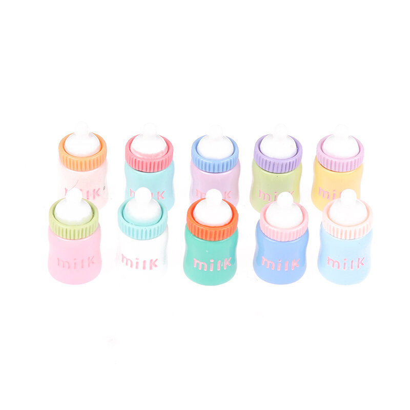 Cute 1:12 Simulation Mini Milk Bottle Feeding Bottles Miniature Baby Bottle DIY Dollhouse Miniature Accessories