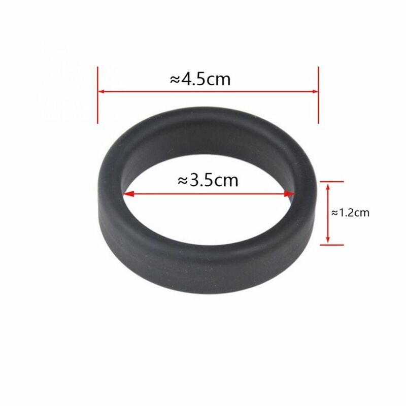 2 Stück Silikon gepäck radreifen dicker flacher Silikon kautschuk ring fester Durchmesser 35mm dehnbarer Radring