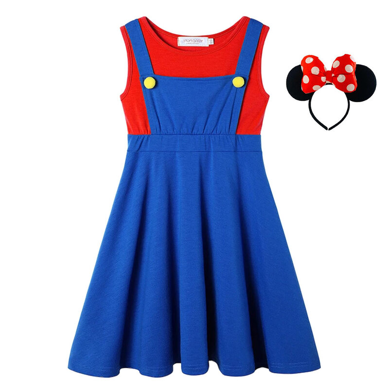 Summer Baby Girls Cosplay Peach Fancy Costume Toddler Kids Carnival Christmas Clothing Princess Disguise Children Vestido
