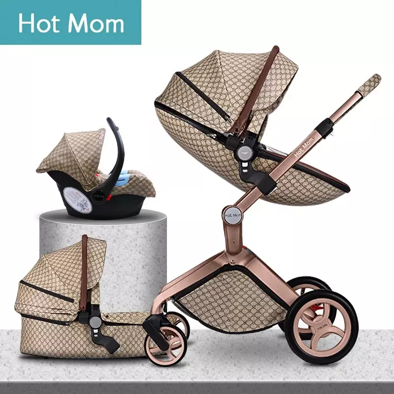 Carrinho De Bebê Dobrável Com Sistema De Viagem, Hot Mom Carriage, Pushchair, Wholesale Pram