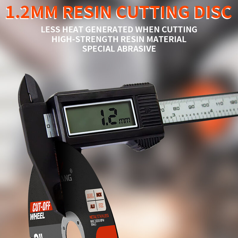 Disco Circular de resina para corte de Metal, hojas de sierra, 75mm, 10 unidades